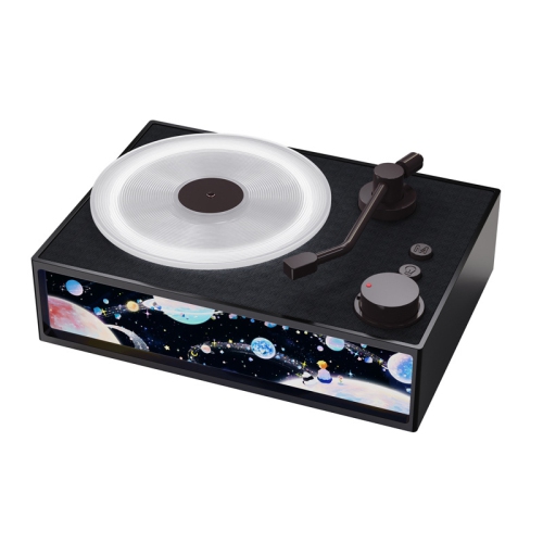 CHSSHA00  Wireless Bluetooth Speaker, Aromatherapy Desktop Record Player, 5W Dual Stereo, 360° Surround Sound, Bluetooth 5.3, Long Play Time