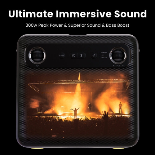 iKarao Break X2 Portable Karaoke Machine – 13.3" Lyrics Display Screen, Dual Wireless Microphones, 500W Bluetooth Speaker, LED DJ Lights & 64GB