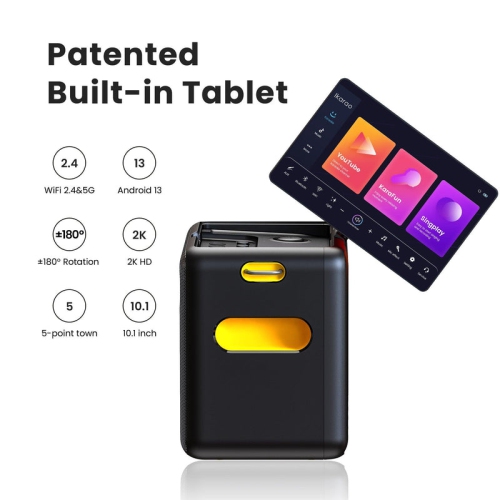 iKarao Break X2 Portable Karaoke Machine – 13.3" Lyrics Display Screen, Dual Wireless Microphones, 500W Bluetooth Speaker, LED DJ Lights & 64GB