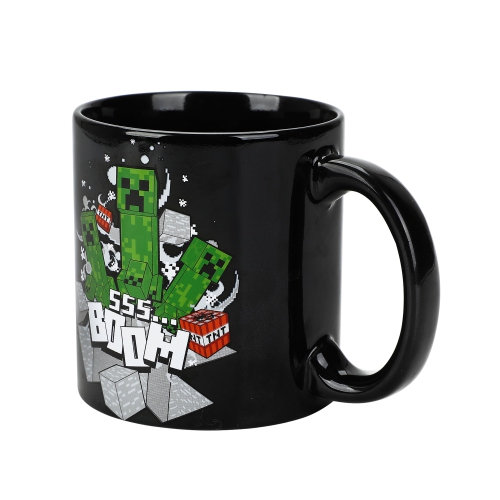 Tasse en céramique 16 oz, SSS BOOM de Minecraft