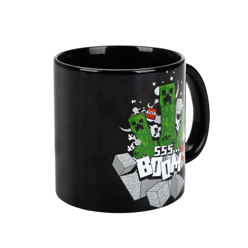 Tasse en céramique 16 oz, SSS BOOM de Minecraft