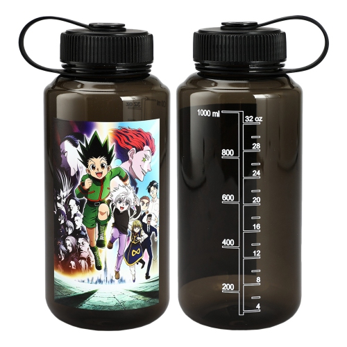 Hunter X Hunter Characters Black Water Bottle