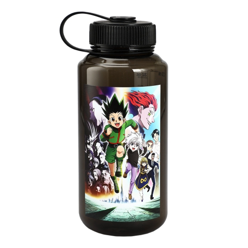 Hunter X Hunter Characters Black Water Bottle
