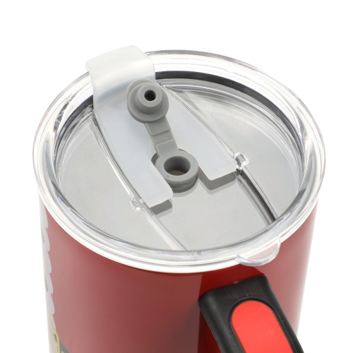 40 oz Stainless Steel Tumbler with Handle and Straw