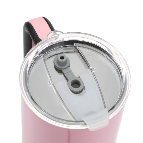 40 oz Stainless Steel Tumbler with Handle and Straw