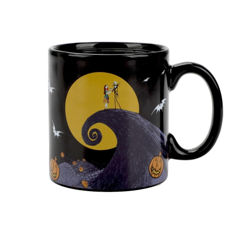 La tasse en céramique réactive à la chaleur de L'étrange Noël de monsieur Jack 20&nbsp;oz