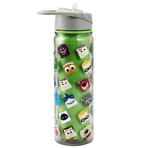 Disney Pixar Characters Blocks 16 Oz Water Bottle