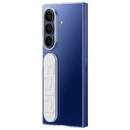 Samsung Clear Grip Case with Strap for Galaxy Z Fold7 - Clear