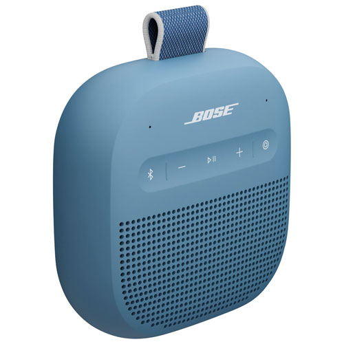 Haut-parleur sans fil Bluetooth SoundLink Micro de Bose - Bleu crépuscule