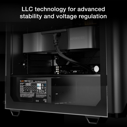 be quiet! Pure Power 13 M 750W Power Supply | ATX 3.1 Compliant | 80 Plus Gold | Fully‑Modular PSU | PCIe 5.1 Ready with one 12V‑2×6 and 4× 6+2‑pin