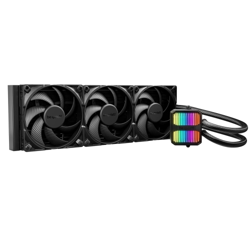 be quiet! Silent Loop 3 420mm CPU AIO Liquid Cooler | 3 Silent Wings 4 120mm PWM High-Speed Fans | Quiet Performance| 6-Pole Motor | Discreet ARGB