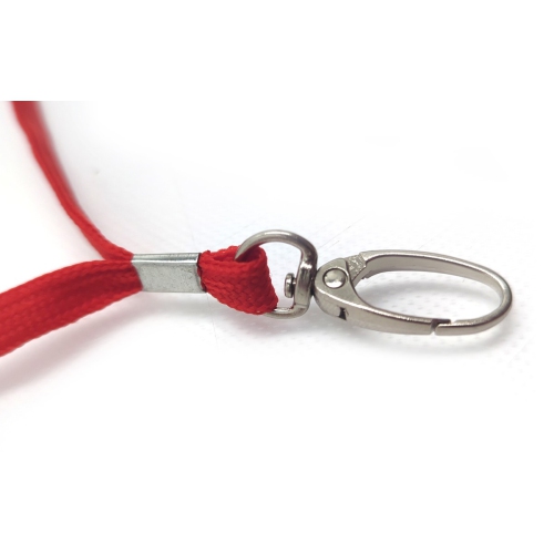 20pc Lanyards Neck Straps for ID Badge Keychain - Red