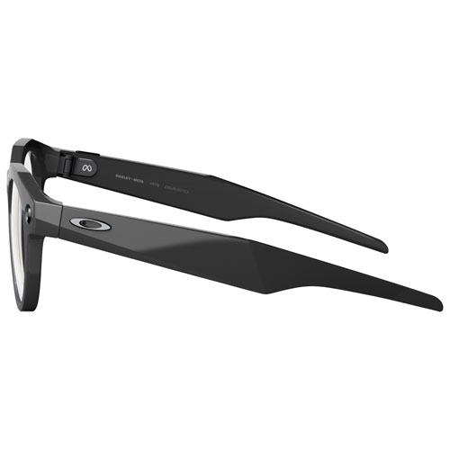 Lunettes intelligentes HSTN Meta d'Oakley avec intelligence artificielle, photo, vidéo, audio et assistant vocal - Noir/Transparent