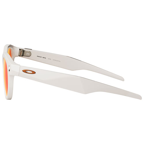 Lunettes intelligentes HSTN Meta d'Oakley avec intelligence artificielle, photo, vidéo, audio et assistant vocal - Gris chaud/Rubis Prizm