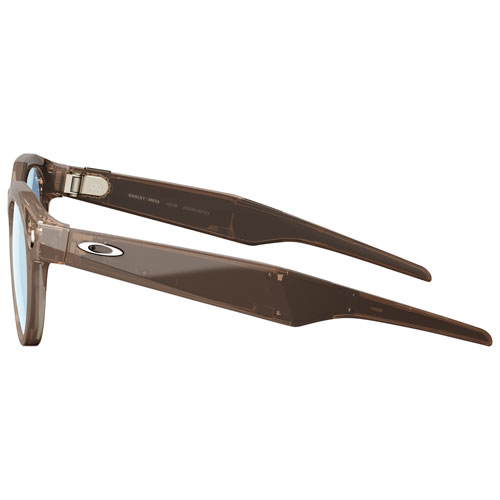 Lunettes intelligentes HSTN Meta d'Oakley avec intelligence artificielle, photo, vidéo, audio et assistant vocal - Brun fumé/Bleu polarisé Prizm