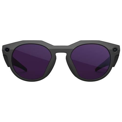 Lunettes intelligentes HSTN Meta d'Oakley avec intelligence artificielle, photo, vidéo, audio et assistant vocal - Noir/Verres Transitions