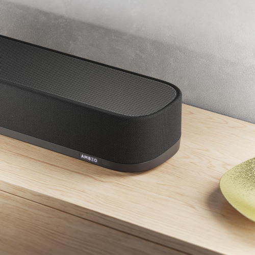 Sennheiser AMBEO Soundbar Plus for TV and Music with Immersive 3D Surround Sound, Virtual 7.1.4 Speaker Setup, Built-in Dual Subwoofers, Advanced