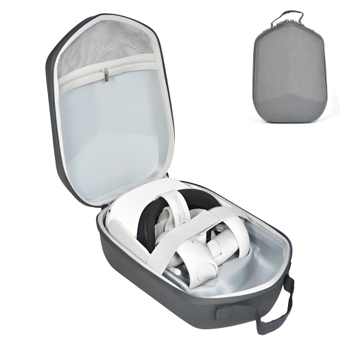 Étui pour Meta Quest 2, étui de transport rigide compatible avec le casque de jeu de réalité virtuelle de base Meta/Oculus Quest 2 et les manettes