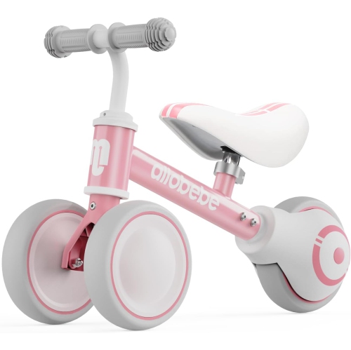 Draisienne de bébé, motos adorables pour tout-petits de 12-36 mois Cadeaux pour fille de 1 an pour faire passer bébé de debout à course avec siège