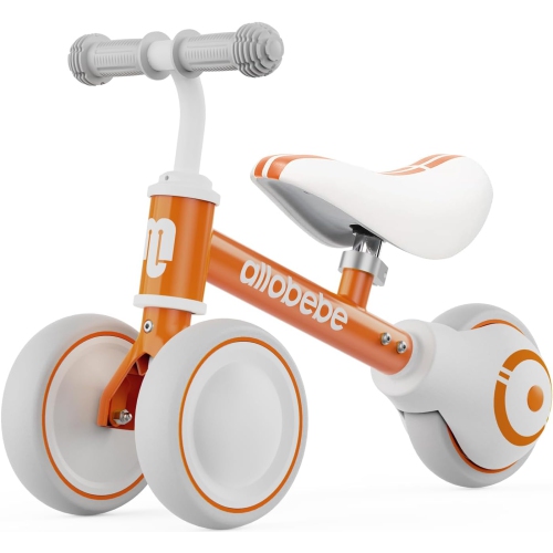 Baby Balance Bike, Cute Toddler Bikes 12-36 Months Gifts for 1 Year Old Girl Bike to Train Baby from Standing to Running with Adjustable Seat