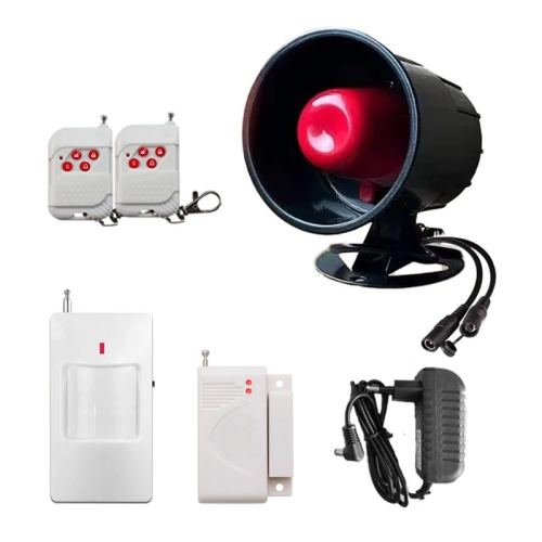 Magasinez la trousse de système d'alarme de porte Alarme de porte Sirène Capteurs de porte/fenêtre Télécommandes Alarme antivol pour Home Office,