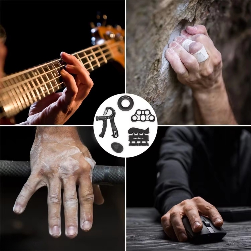 Adjustable Hand Grip Strength Strengthener Trainer Full Set With Counter Wrist Forearm And Hand Exerciser For Muscle