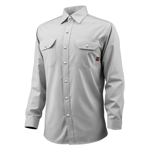 VEVOR XXL Size FR Shirts for Men, 7oz. Flame Resistant Welding Jacket, Machine Washable Cotton Heat-Resistant Welding Shirt, Meets ATPV 9.2 Cal/cm²