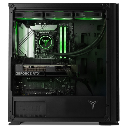 YEYIAN Odachi AI Gaming Desktop - Intel Core i9 14900KF 6.0 GHz | RTX 5070 12GB GDDR7 | 32GB DDR5 RGB 6000MHz | 1TB Gen4 NVMe SSD | B760 Wi-Fi | 650W