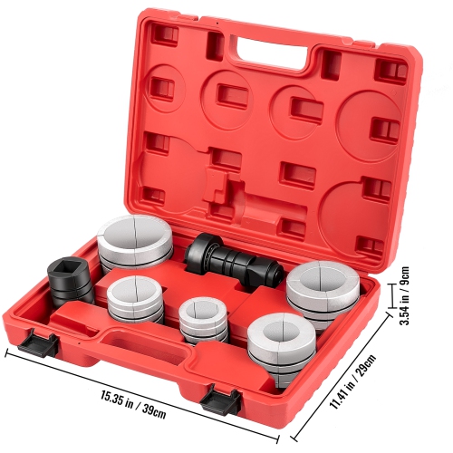 VEVOR 7 Pcs Pipe Stretcher Kit, Exhaust Pipe Stretcher Kit 1-5/8" to 4-1/4", Exhaust Pipe Expander Kit for Tail Pipe Tube,Exhaust Pipe Expander Tool