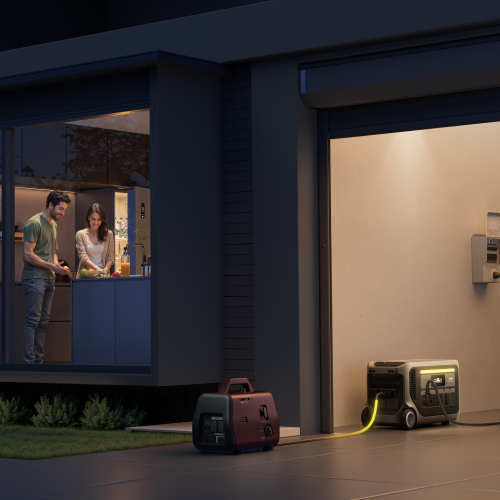 Anker SOLIX F3000 Portable Power Station 3,072Wh/3,600W Essential Home Backup - Black