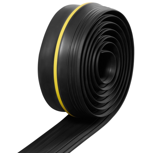 VEVOR 10 FT Garage Door Threshold Seal Strip, Universal Garage Door Floor Seal Strip with Adhesive, Garage Door Bottom Weatherproof Strip,Upgraded