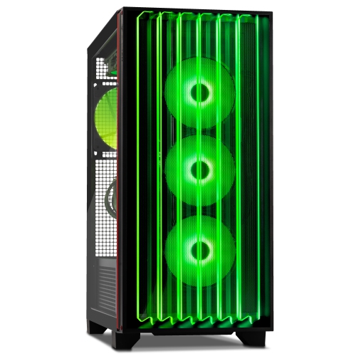 YEYIAN Mirage X Gaming PC Desktop, Ryzen 7 9900X3D 5.5 GHz, RTX 5090 GDDR7, 32GB DDR5 RGB 6000MHz, 1TB NVMe Gen4 SSD, AI Accelerate Gamer Prebuilt