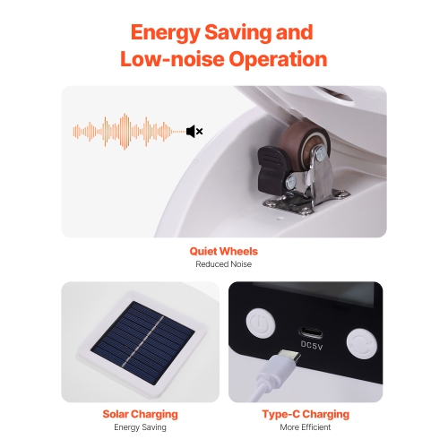 VEVOR 40.8 in Cat Exercise Wheel with Pedometer, with Brake & Carpeted Runway, Quiet Cat Treadmill for Indoor Cats Under 30lbs, Cat Exerciser for