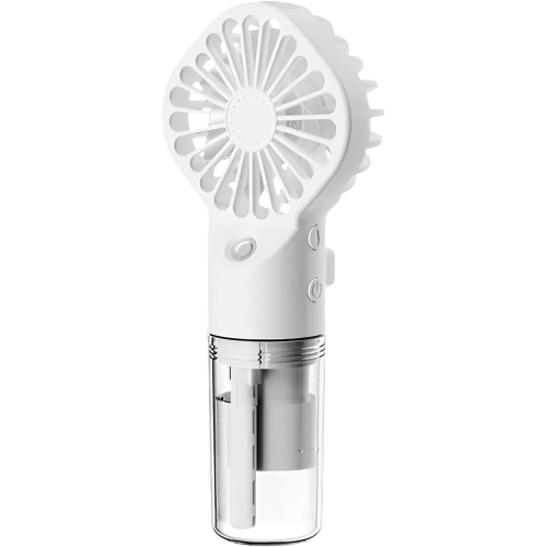 Spray fan mini handheld small fan USB charging portable fan spray humidification outdoor fan two in one spray fan mini fan four speed beauty