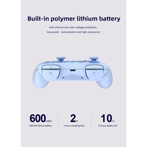 Switch Wireless Professional Controller Game Controller with Vibration Wake-up Bluetooth Wake-up Vibration Somatosensory PC Computer Switch Game