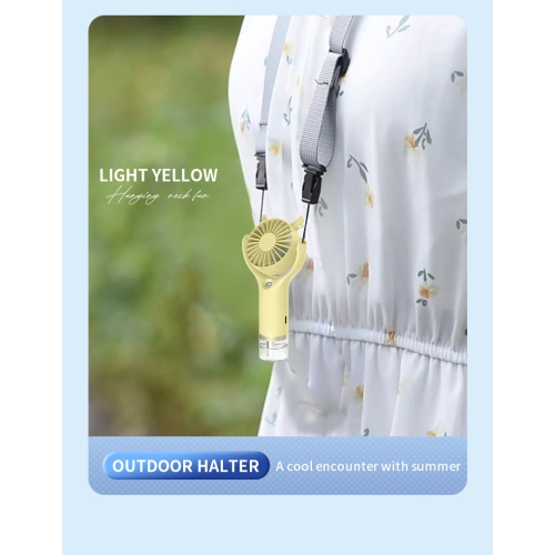 2025 USB Mini New Water Mist Fan Portable Summer Handheld Rechargeable Handheld Water Mist Air Conditioner Fan, White