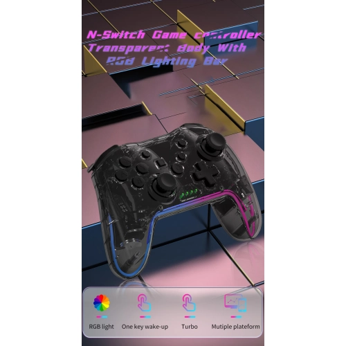 Wireless Bluetooth game controller | Switch/PC/mobile phone three-mode connection | One-touch control | HD vibration | Gyro somatosensory wireless