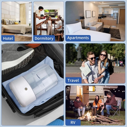 Mini Portable Washing Machine,USB Rechargeable Small Washer for Underwear Socks & Baby Clothes,Compact Travel Laundry for Apartment Dorm RV Camping