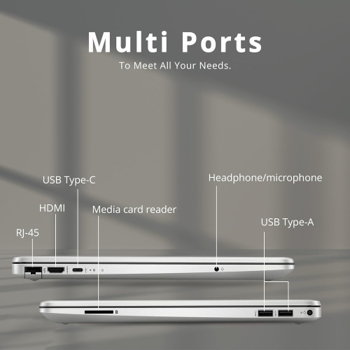 Refurbished Excellent - HP 15.6" HD Touchscreen Laptop, 11th Gen Intel Core i5-1135G7, 512GB PCIe SSD, 12GB RAM, Backlit Keyboard, Iris Xe Graphics,