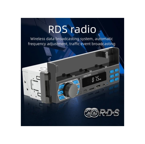 Récepteur de musique multifonction pour l'auto Lecteur MP3 Bluetooth + Radio FM Lecteur USB multifonction / Carte SD Direct Plug-in