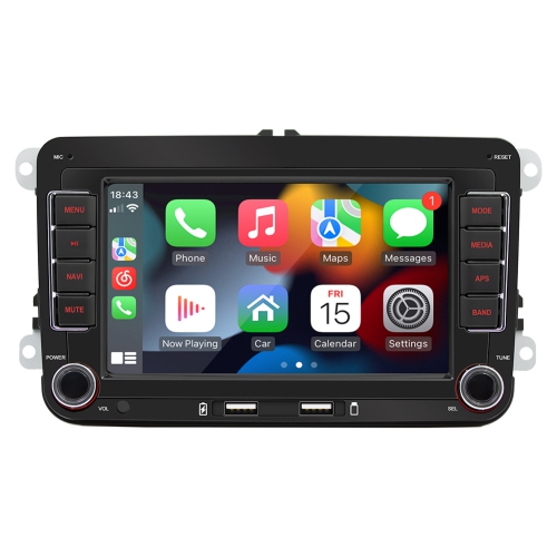Voiture Volkswagen 7 pouces Système de navigation Android à grand écran de navigation CarPlay stéréo de voiture à écran tactile Lecteur MP3