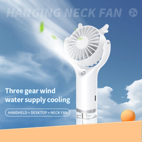 2025 USB Mini New Water Mist Fan Portable Summer Handheld Rechargeable Handheld Water Mist Air Conditioner Fan, Pink