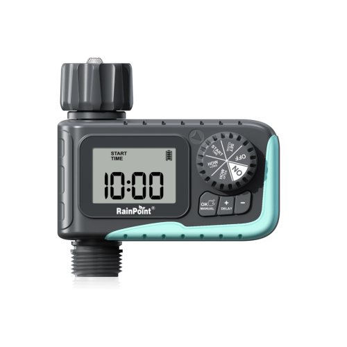 Refurbished RAINPOINT Sprinkler Timer,Water Timer Programmable Garden Outdoor Hose Feature Timer with 1 Outlet