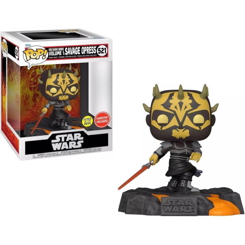 Pop Star Wars 3.75 Inch Action Figure Deluxe Exclusive - Savage Opress With Base #521