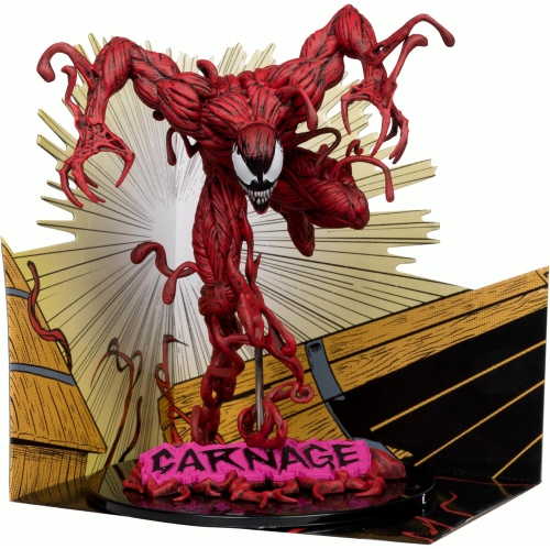 Marvel Collectible 7 Inch Statue Figure 1/10 Scale Posed Scene - Carnage The Amazing Spider-Man #362