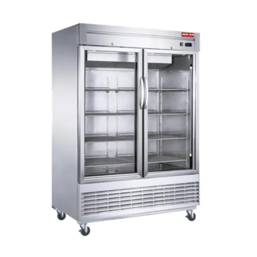 NEW AIR REFRIGER  New Air Réfrigération Nsgr-55-H 55" Glass Door Refrigerator Reach-In - Ideal for Restaurants, Cafés, Convenience And Grocery Stores