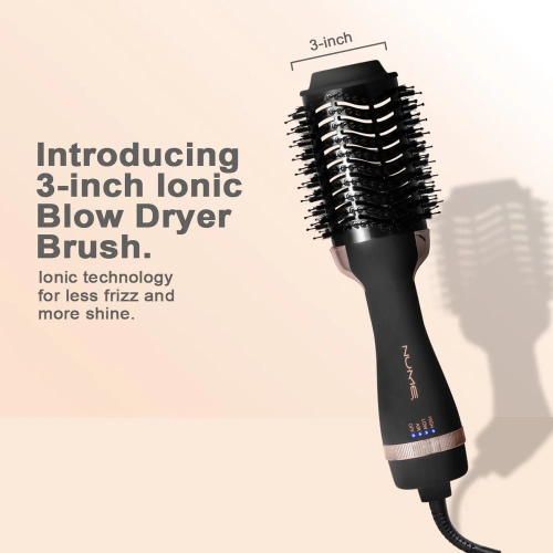 NuMe Aero Blow Dryer Brush – 3” Volumizing Hot Air Brush