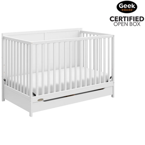 Open Box - Graco Melrose 5-in-1 Convertible Crib with Drawer - White