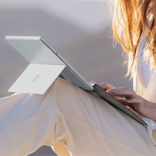 Clavier pour Surface Pro de Microsoft avec stylet Slim Pen (2e édition) pour Surface Pro (11e édition)/Pro 8/Pro 9 - Platine - Anglais