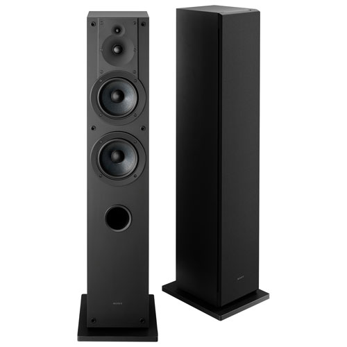 Sony SSCS3M2 3-Way Tower Speaker - Single - Black